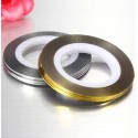 Striping Tape - Stripe Tape Roll Set 10 pcs of 5 gold 5 silver