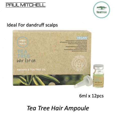Paul Mitchell Tea Tree Hair lotion for scalp 12 ampoules x 6 ml