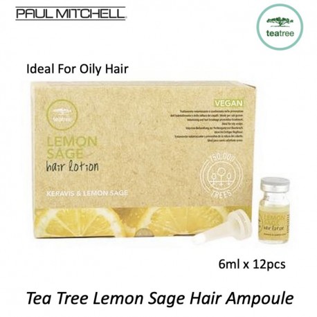 Paul Mitchell Lemon Sage Hair lotion for scalp 12 ampoules x 6 ml