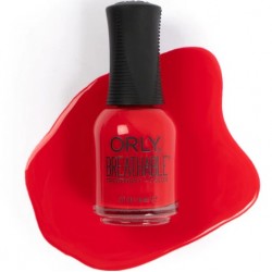 Halal certified Orly Breathable Treatment Polish Cherry Bomb 18ml Red Cream Pregnant women kids