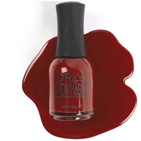 Halal certified Orly Breathable Treatment nail Polish Ride or Die 18ml Red Cream
