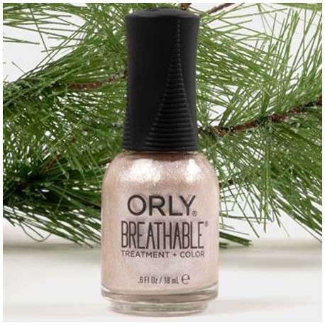 Halal certified Orly Breathable Treatment Nail Polish Just Squiding 18ml Purple Satin